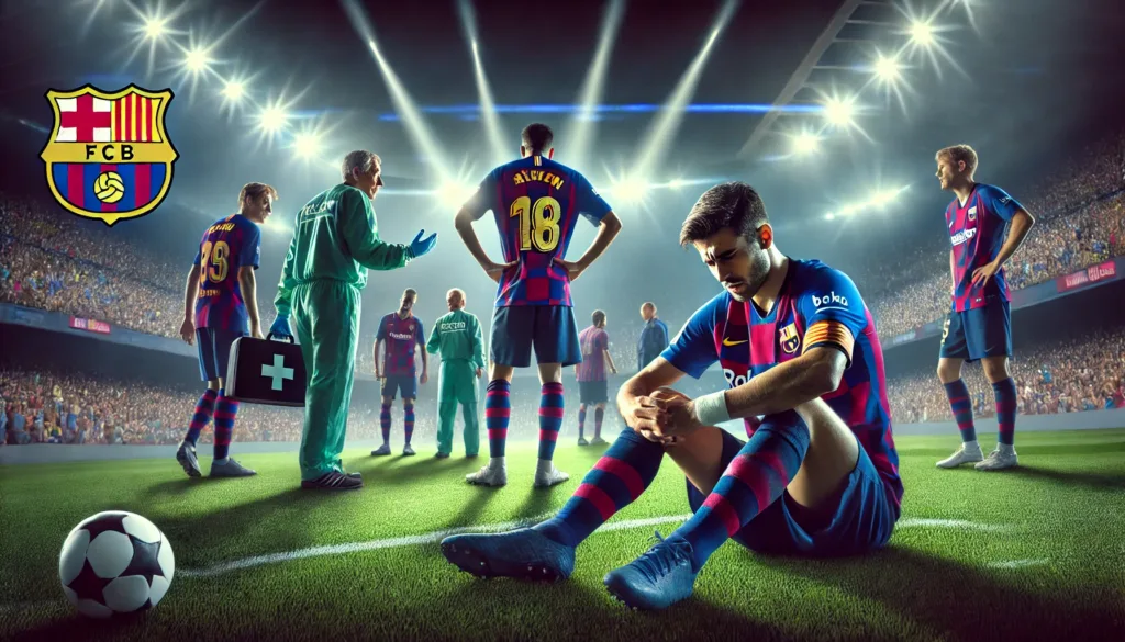 برشلونة في مأزق: إصابة ثنائي الفريق تزيد من متاعب الموسم برشلونة في مأزق: إصابة ثنائي الفريق تزيد من متاعب الموسم