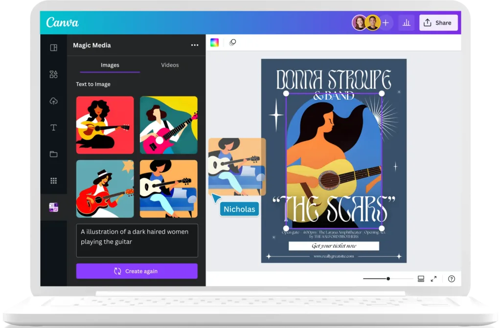 أفضل برامج الذكاء الاصطناعي لتصميم الصور في 2025 يُعتبر Canva AI الحل المثالي للمبتدئين والمحترفين على حد سواء
