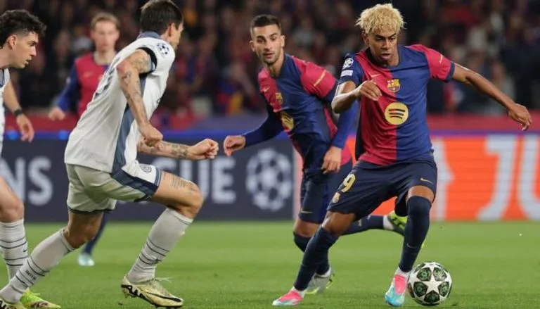 مباراة برشلونة وإنتر ميلان: قمة أوروبية نارية تنتهي بتعادل درامي 3-3 في دوري الأبطال! مباراة برشلونة وإنتر ميلان: قمة أوروبية نارية تنتهي بتعادل درامي 3-3 في دوري الأبطال!