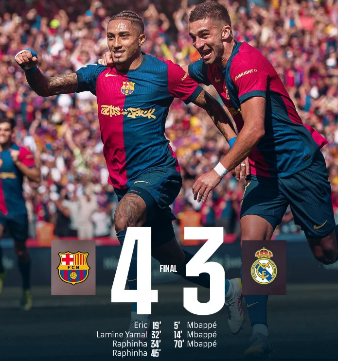 تحليل مباراة برشلونة ضد ريال مدريد اليوم: الكلاسيكو 2025 يشتعل وفوز مثير للبارسا image 67